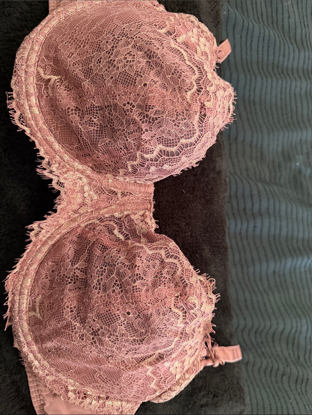 Victoria's Secret Dusty Rose Lace Underwire Bra
